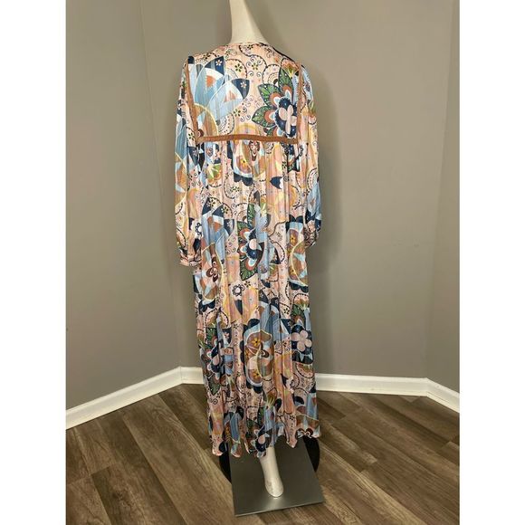 SEE BY CHLOÉ
Printed metallic satin and chiffon midi dress - Picture 6 of 7